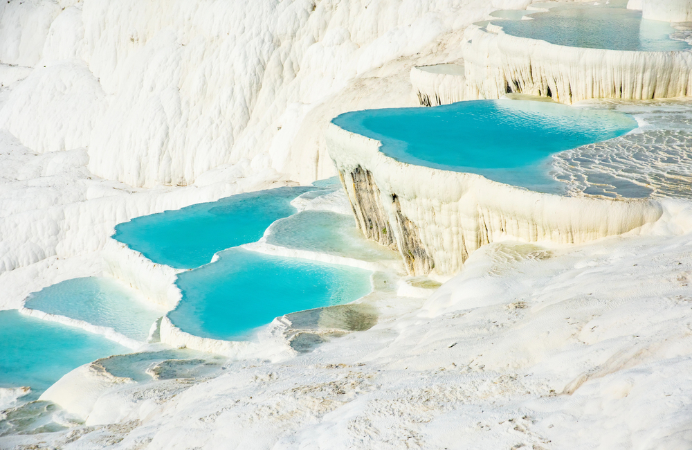 Pamukkale Travertine Pools Scenic View