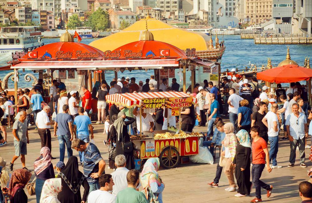 Eminönü fish and bread boat