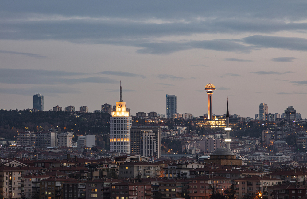 Ankara Atakule in the night