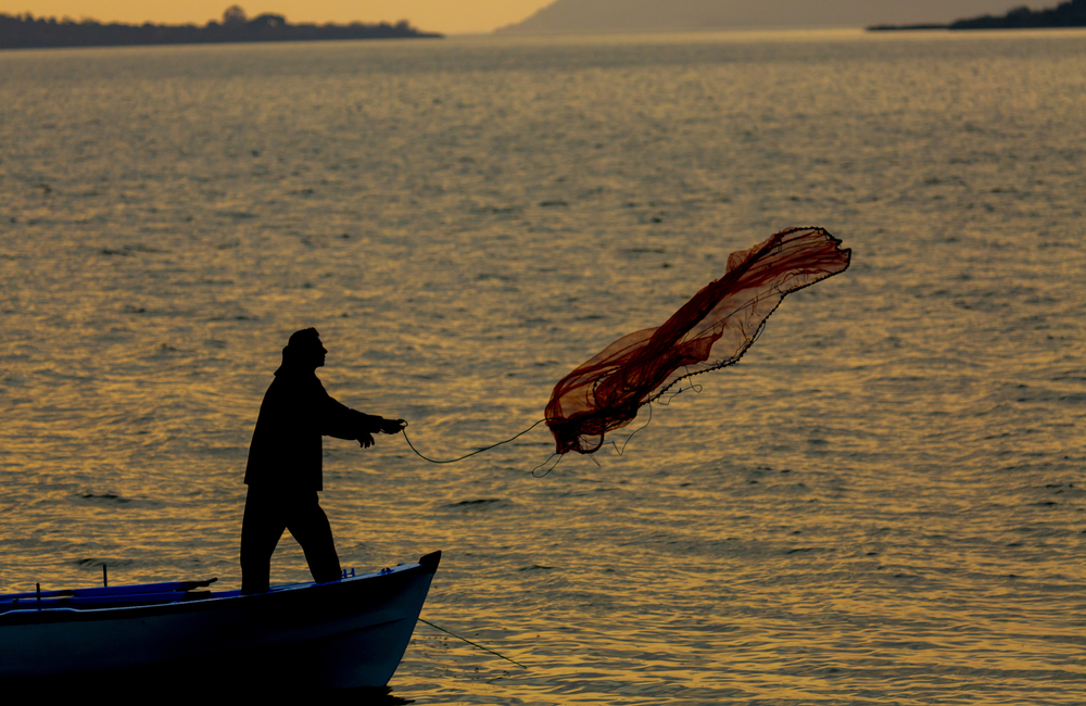 Lake Van Shoreline and Mountain Landscape