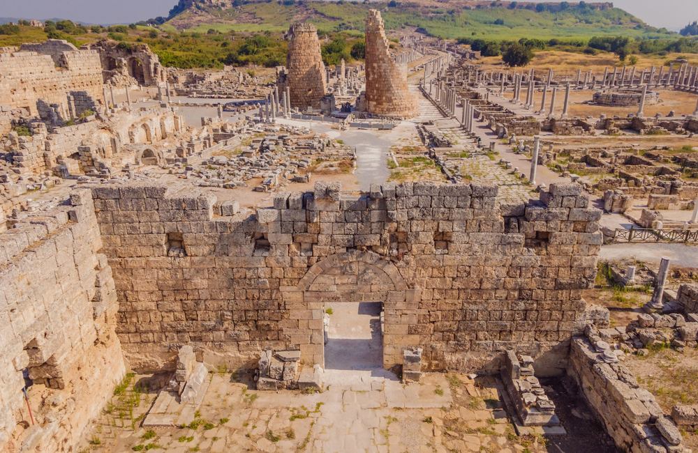 Ancient Ruins of Side, Turkey