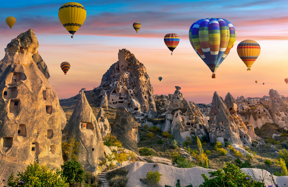Fairy Chimneys Beneath Balloons
