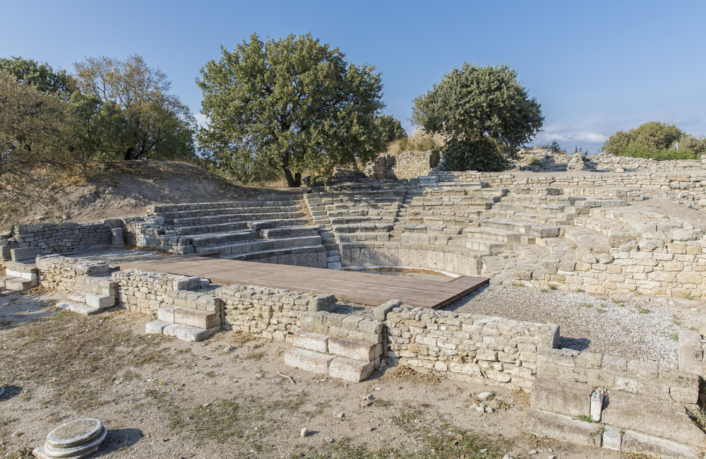 Ancient City of Troy Ruins in Turkey
