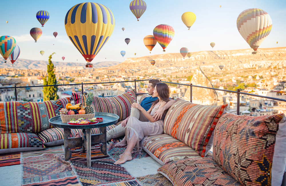 Sunrise Balloons Over Fairy Chimneys