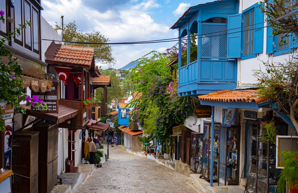 Charming Streets and Houses of Kas, Turkey