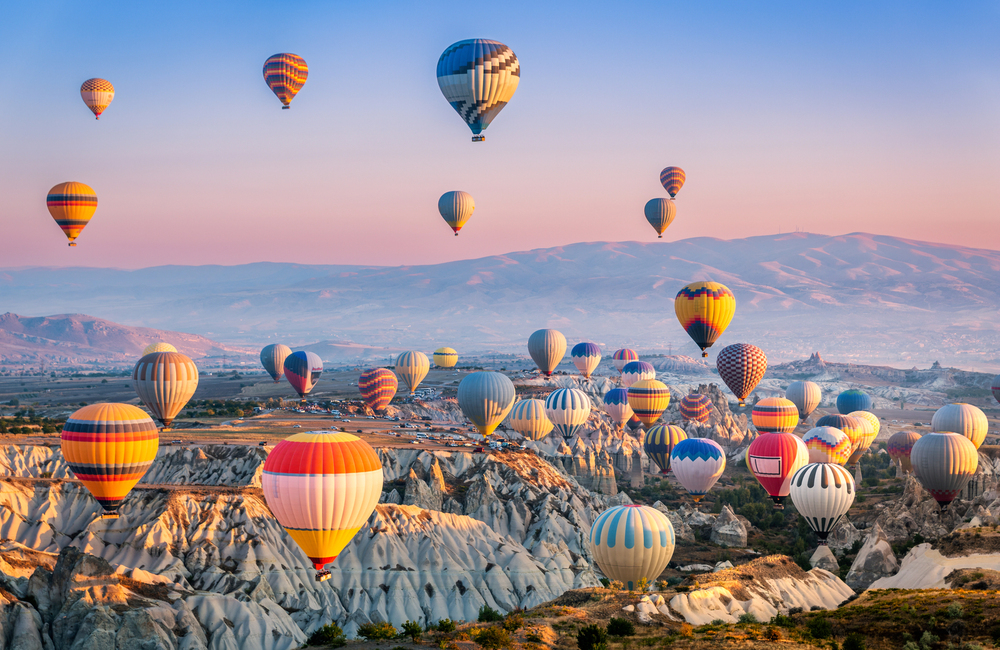Cappadocia Balloons and Rock Formations