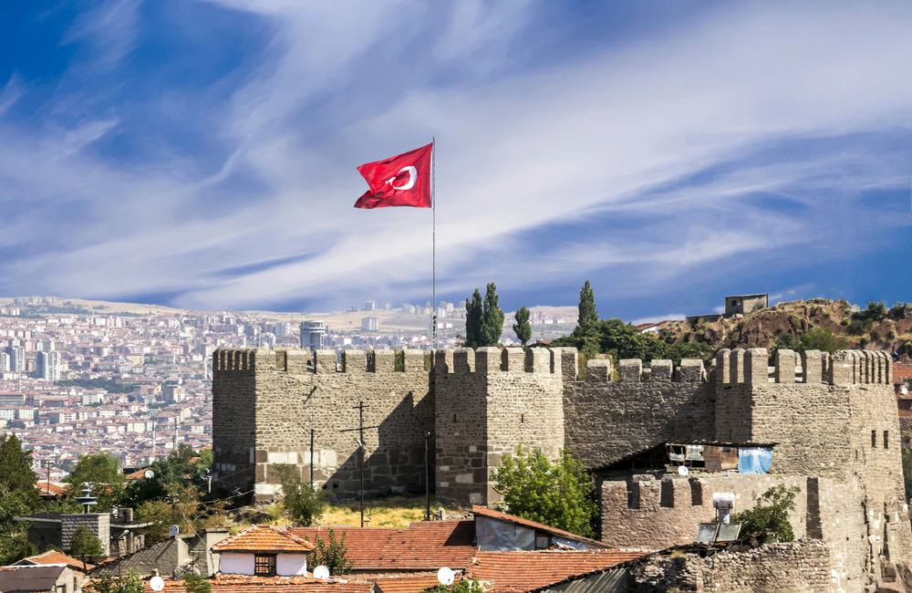 Ankara Castle View Over the Historic Old City