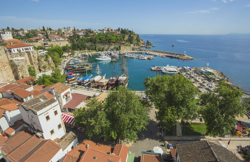 Old Marina Boats in Antalya