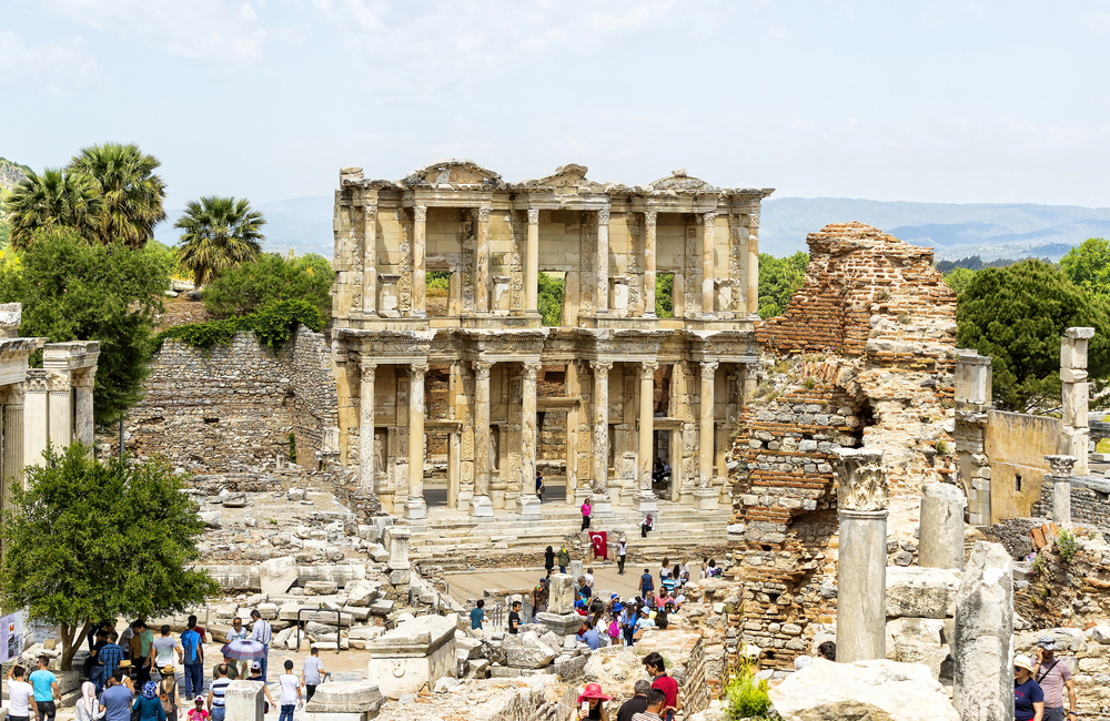 Ephesus Library Ancient Roman Architecture