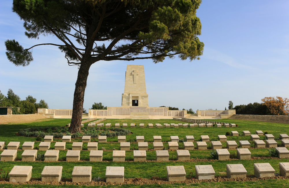 Historical Lone Pine Cemetery in Gallipoli