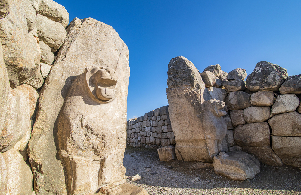 Hattusha King’s Gate – Hittite Lion Relief