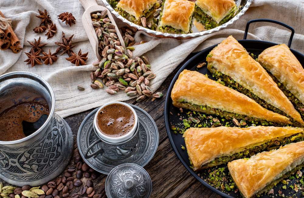 Authentic Baklava with Antep Pistachios