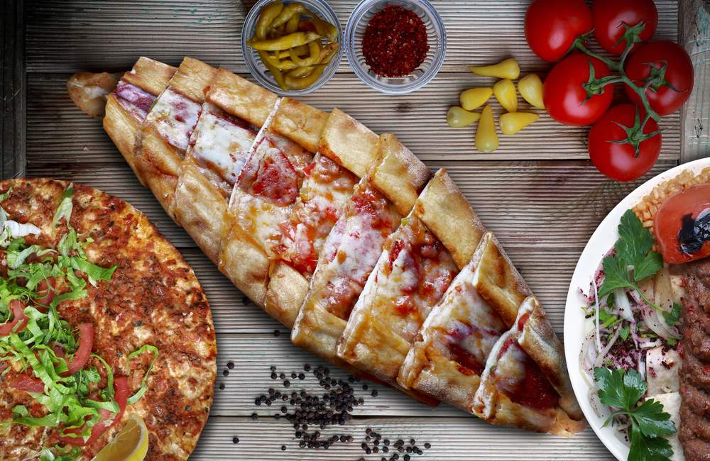 Cheese and Minced Meat Turkish Pide