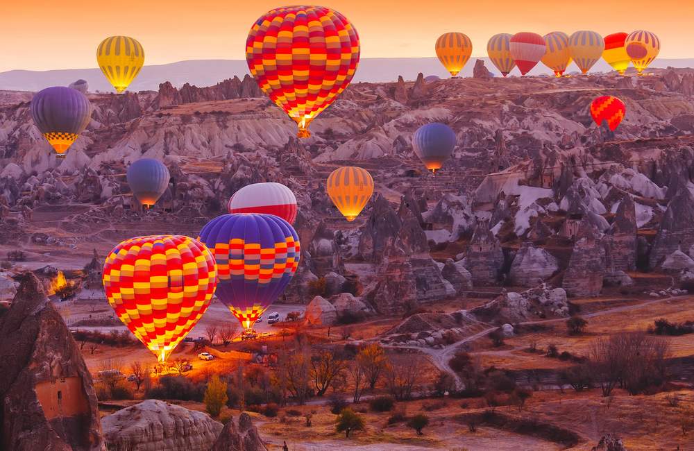 Iconic Cappadocia Hot Air Balloon View