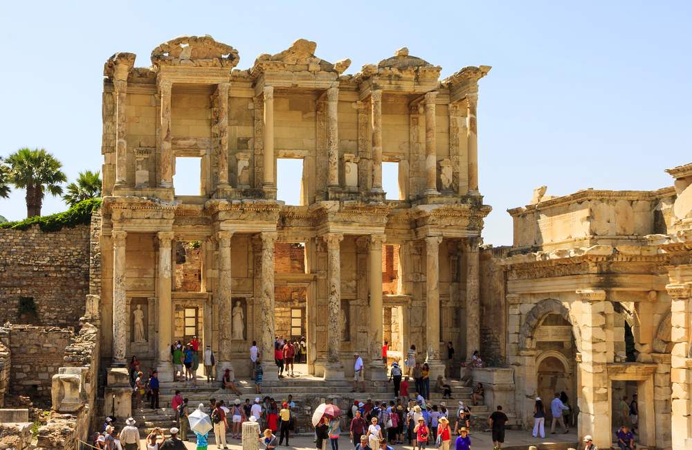 Ephesus Ancient Ruins Travel View