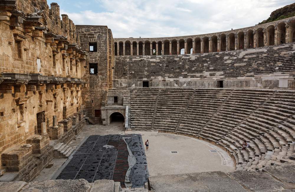 Ancient Aspendos Theatre in Antalya