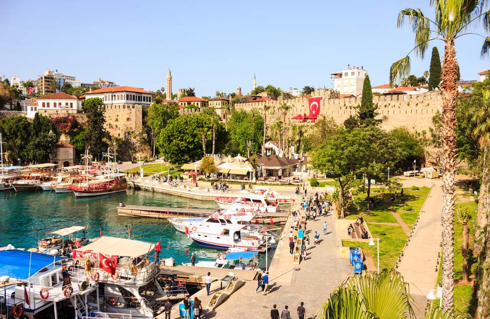 Antalya Marina Scenic Boats and Harbor Views