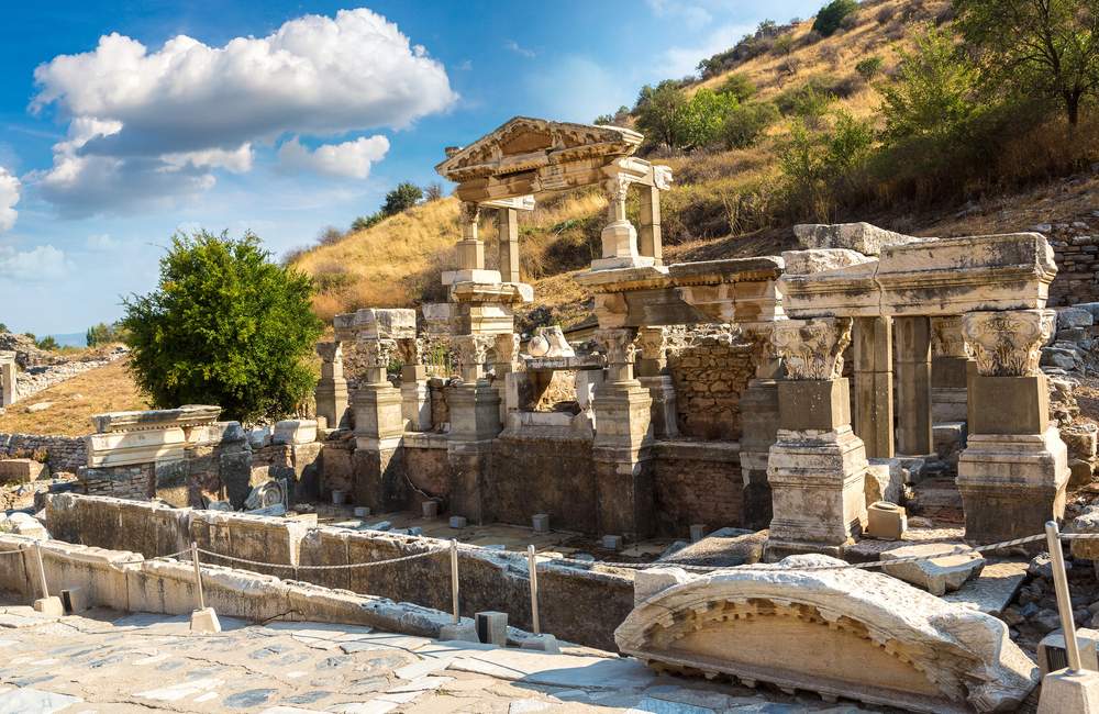 Ephesus Ancient Ruins Detail