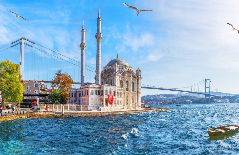 Beautiful Bosphorus with Ortaköy Mosque in View