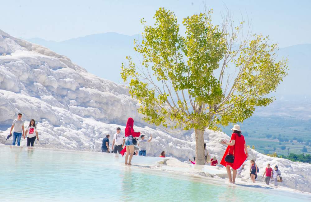 Pamukkale Travertine Pools for Visitors