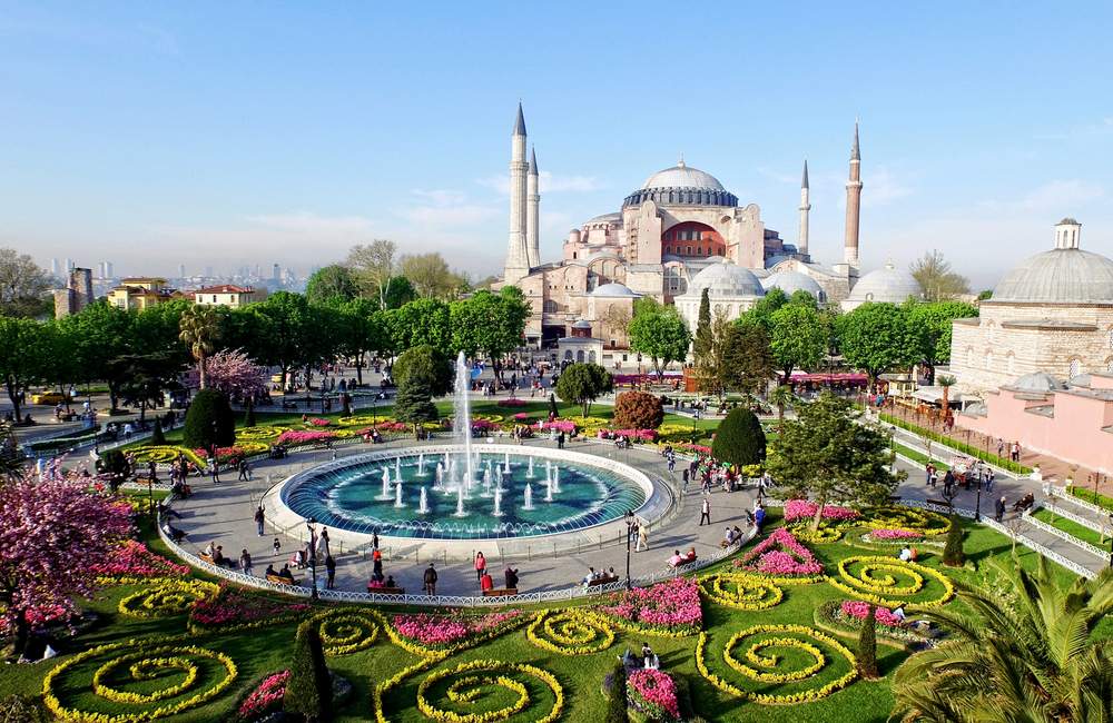 Hagia Sophia Istanbul Sunset View