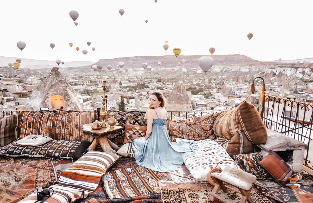 Colorful Balloons Across Cappadocia Sky