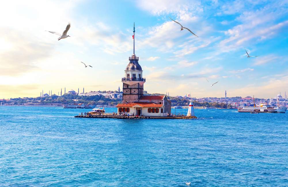 Kız Kulesi Istanbul Bosphorus Panorama