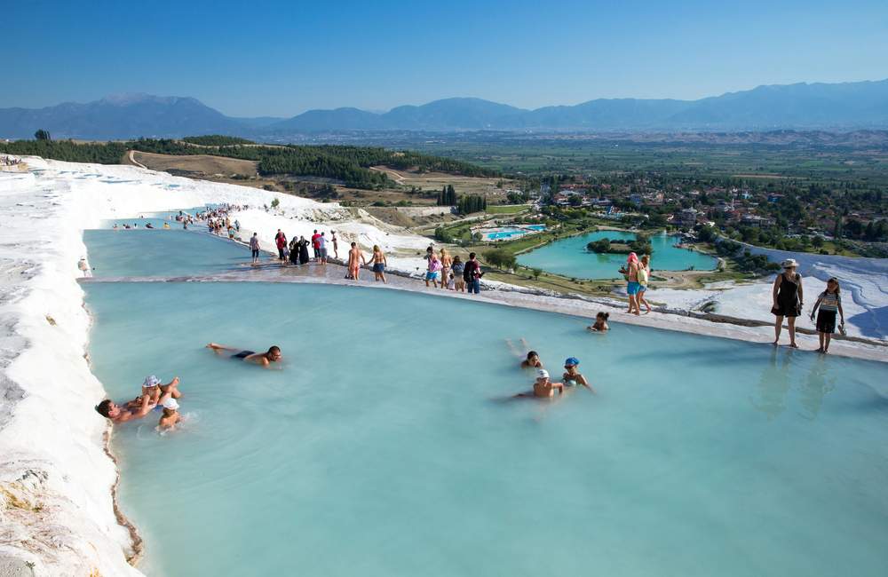 Pamukkale White Terraces for Tourists
